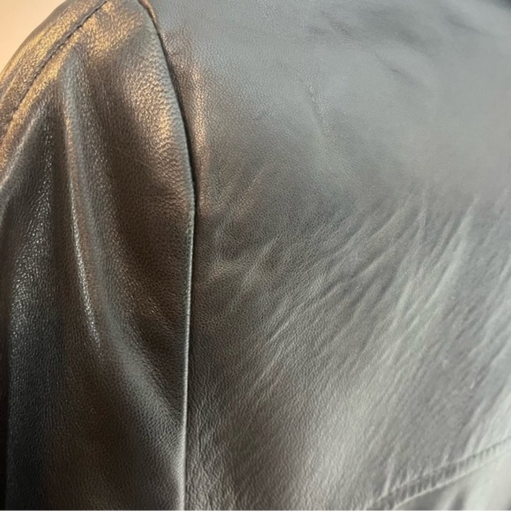 Danier Black Leather Jacket - Picture 9 of 16